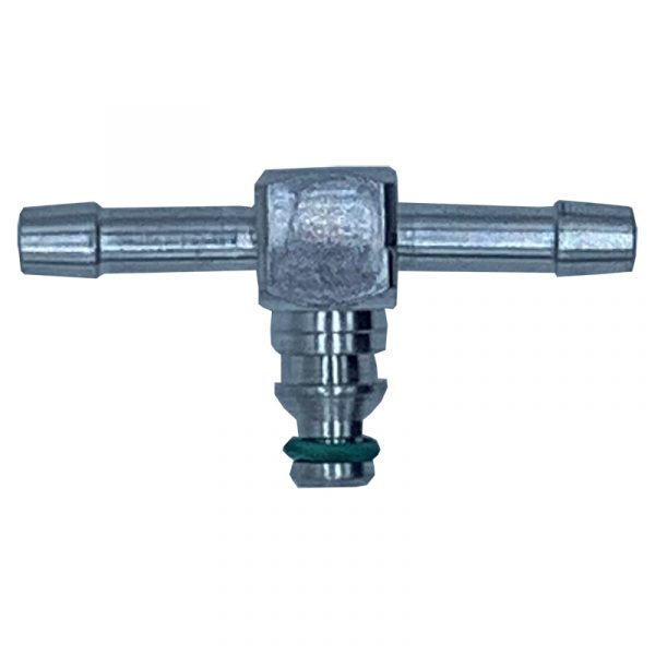 180 deg 2 way leak off connector (T Piece) to suit VDO diesel injectors